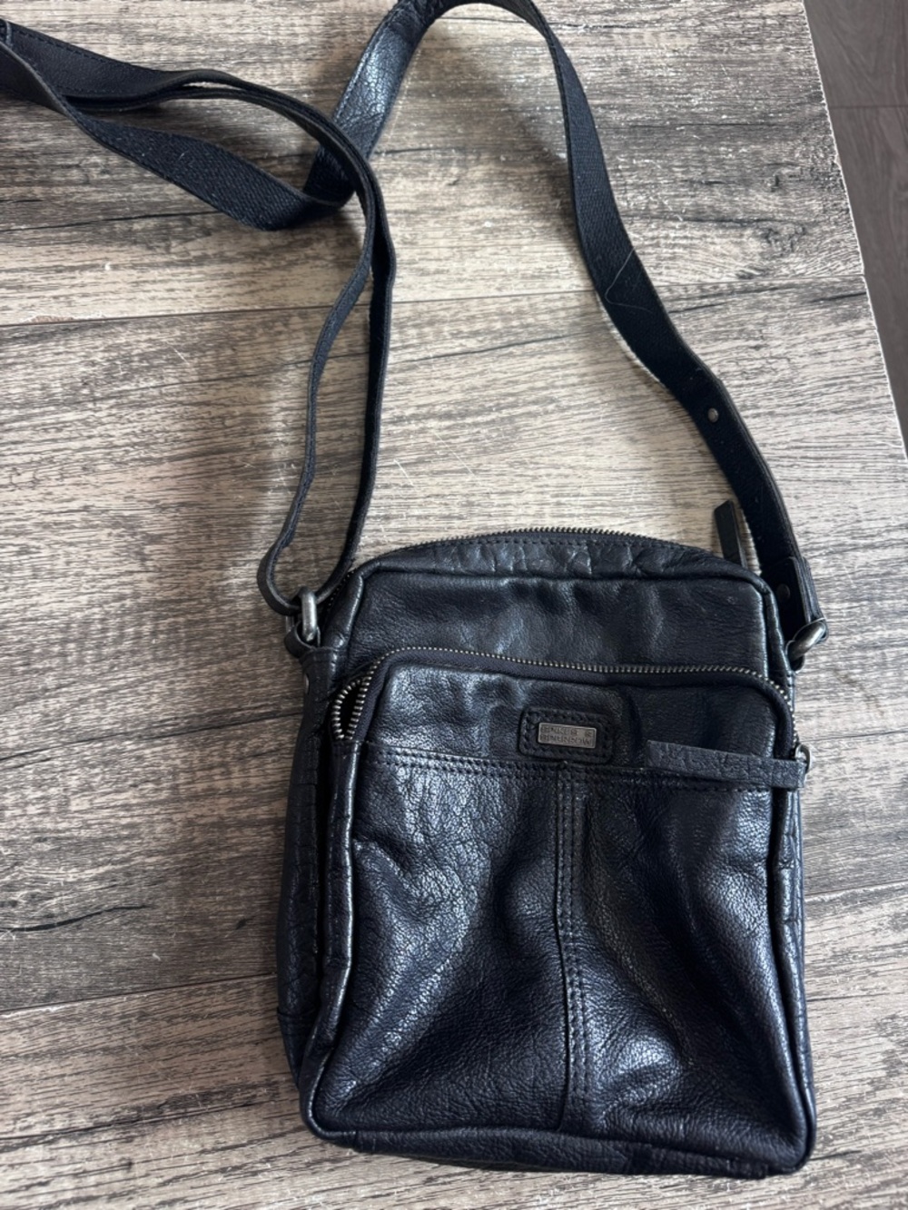 Spikes & Sparrow leather crossbody Bronco
